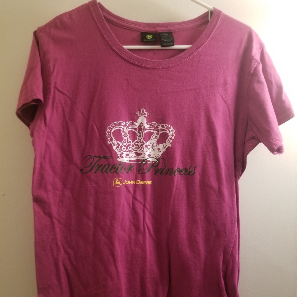 Purple Tractor Princess t-shirt